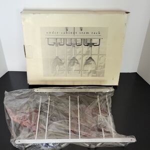 PIER 1 IMPORTS Under the Cabinet Stem Rack Holder